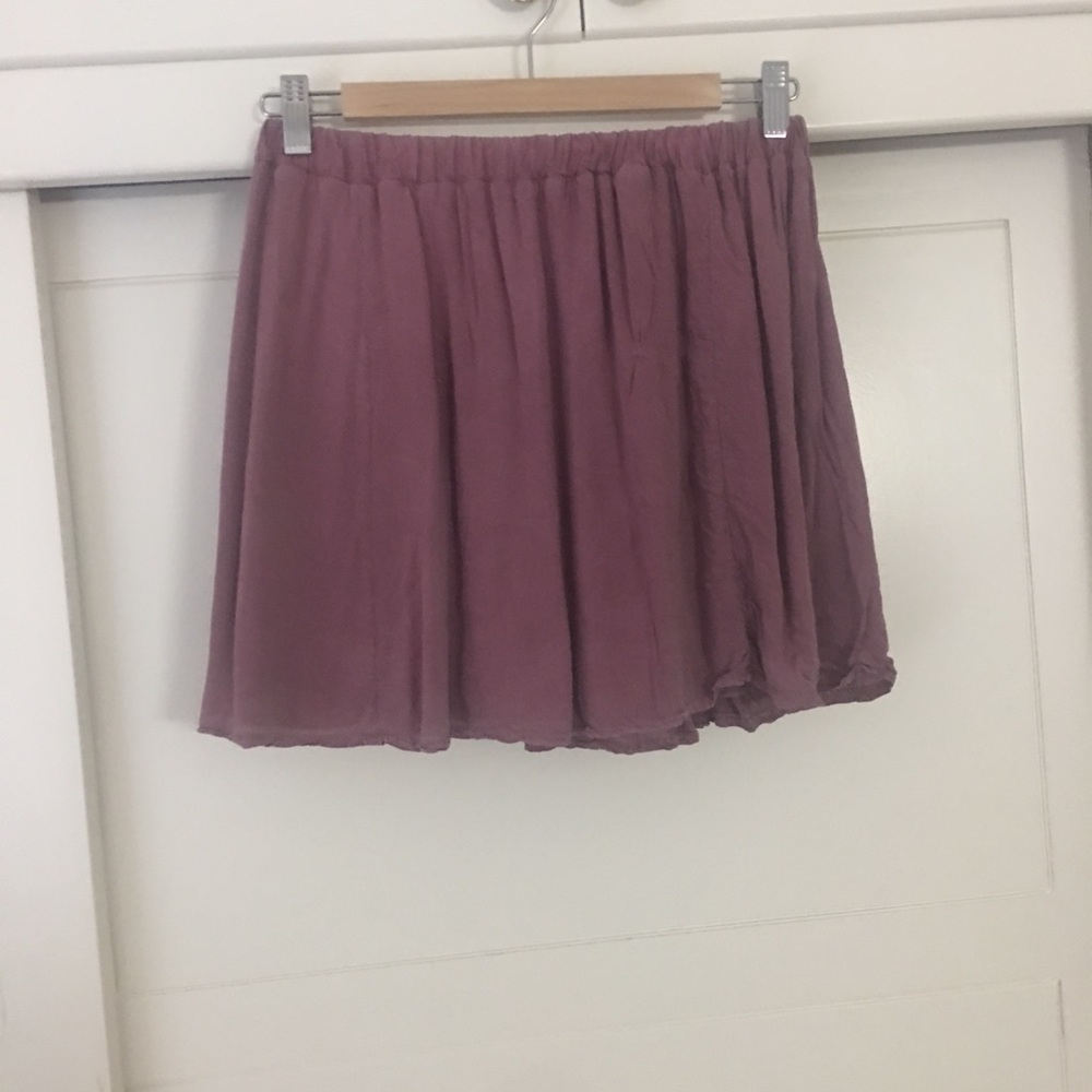 Brandy Melville OG blush rose pink mini skirt